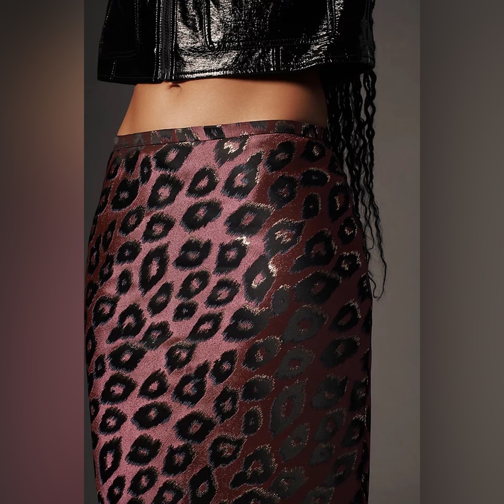 Le Superbe/Anthropologie leopard skirt - Picture 2 of 5